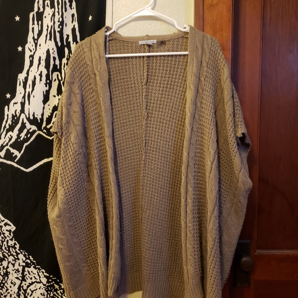 Charlotte Russe Taupe Knit Sweater